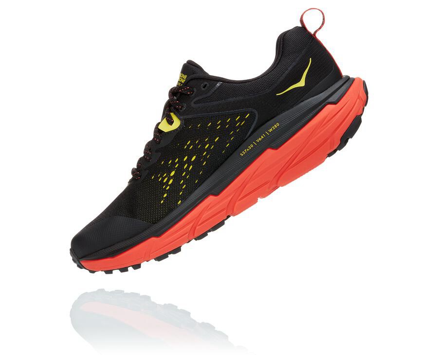 Tenis Trail Hoka One One Masculino Pretas/Vermelhas - Challenger Atr 6 Gore-Tex - 174-PMNKDY